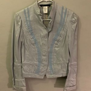 Marc Jacobs light blue blazer size 6